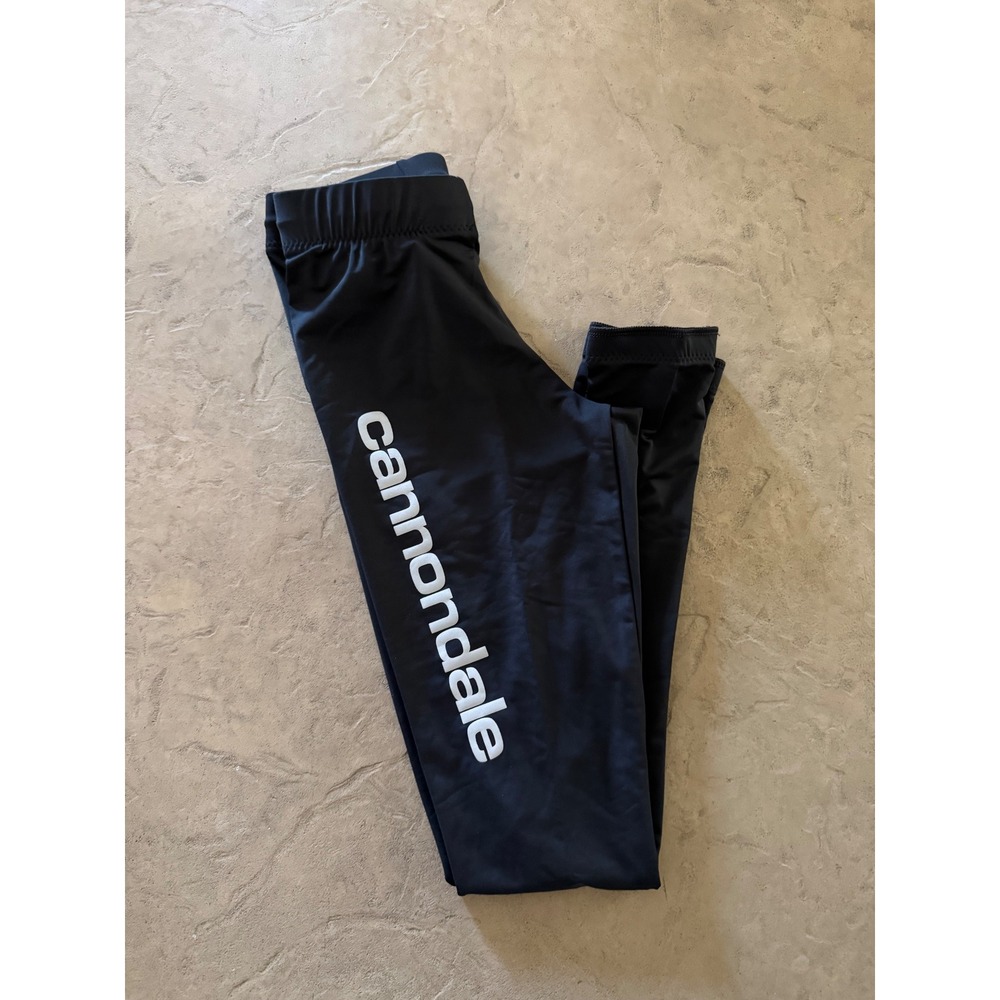 Cannondale Mens Vintage Cycling Tights Black Spandex Leggings Small Made in USA